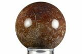 Polished Red Moss Agate Sphere #330186-1